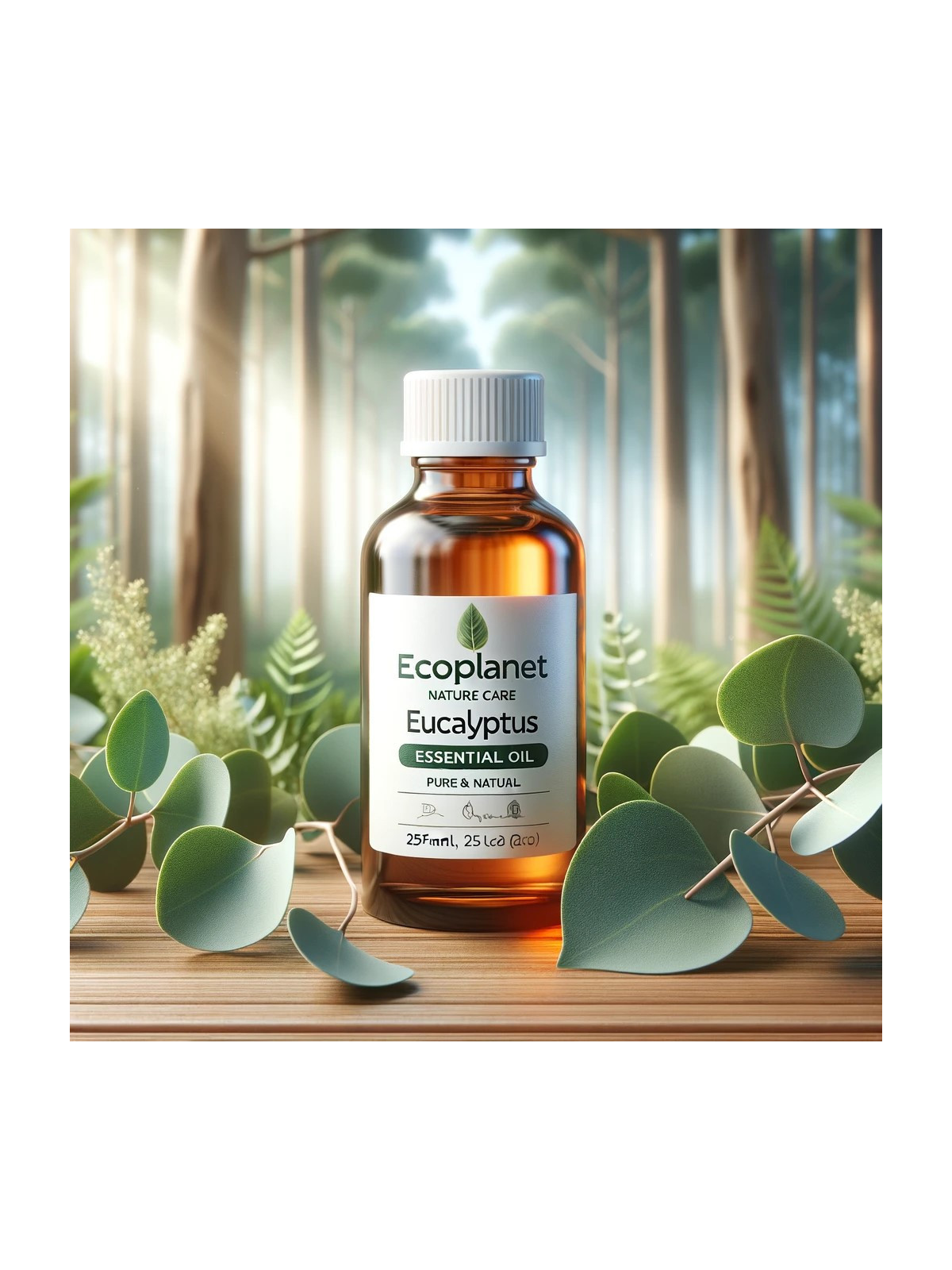 EcoPlanet Pure Eucalyptus Essential Oil: Elevate Your Wellness Journey - 25ml