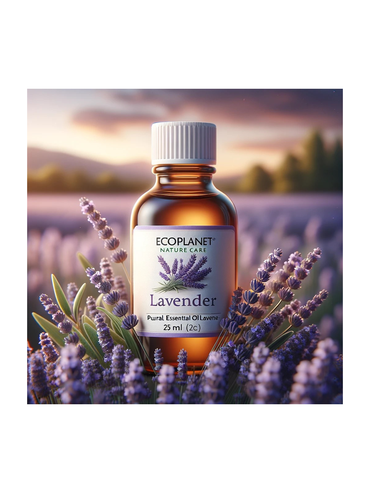 EcoPlanet Pure Lavender Essential Oil | Soothe & Relax (25 ml)