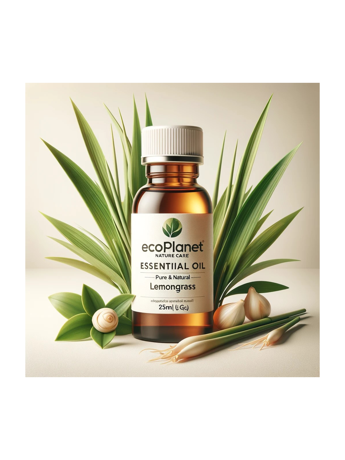 EcoPlanet Lemongrass Essential Oil - 25ml: Pure and Natural Wellness