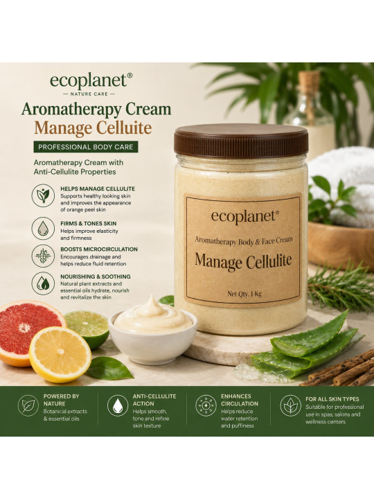Anti-Cellulite Massage Cream | Professional Aromatherapy Body & Face Cream | 1 Kg