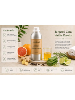 EcoPlanet Aromatherapy Anti-Cellulite Body Massage Oil | 1 L