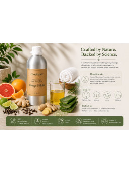 EcoPlanet Aromatherapy Anti-Cellulite Body Massage Oil | 1 L