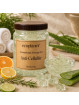 Shiny transparent aloe vera anti-cellulite massage gel for professional spa treatments