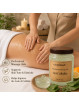 Non-greasy aloe vera massage gel for body contouring and toning massage