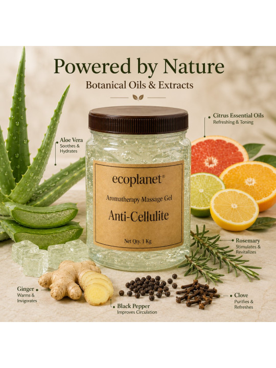 Professional anti-cellulite gel for spa salon and wellness body care