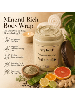 Ready-to-use bentonite clay body wrap for spa, salon and wellness treatments.