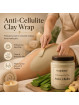 Smooth creamy clay texture for easy application and comfortable body wrap rituals.