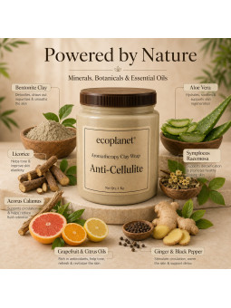 Powered by Bentonite Clay, Aloe Vera, botanical extracts and essential oils.