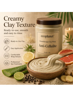 coPlanet Anti-Cellulite Body Wrap 1 Kg | Professional Spa Wrap