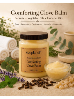 Comforting Clove Balm 1 Kg | Aromatherapy Massage Balm for Foot Reflexology
