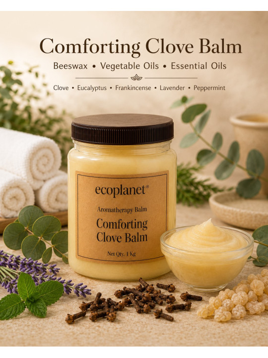 Comforting Clove Balm 1 Kg | Aromatherapy Massage Balm for Foot Reflexology