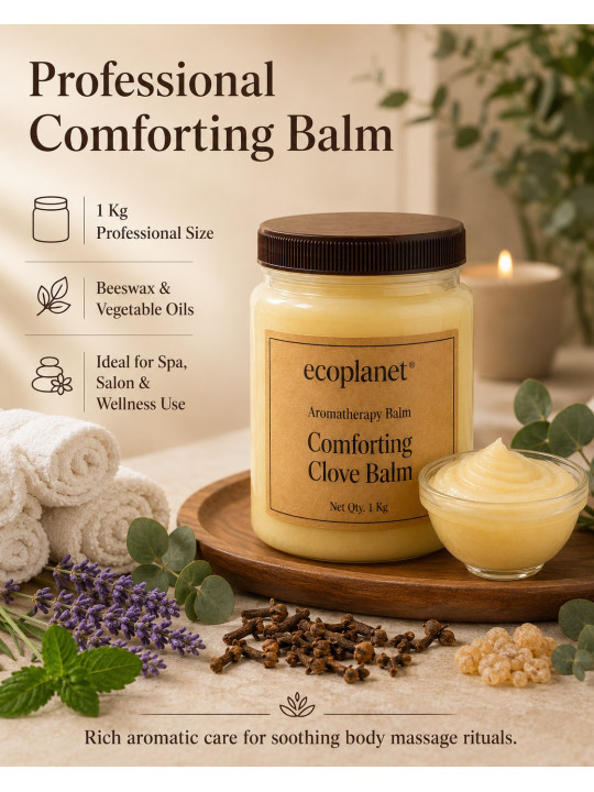 Comforting Clove Balm 1 Kg | Aromatherapy Massage Balm for Foot Reflexology
