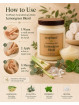 How to use EcoPlanet Lemongrass Blend Balm by warming between hands, applying to feet or target areas and massaging gently.