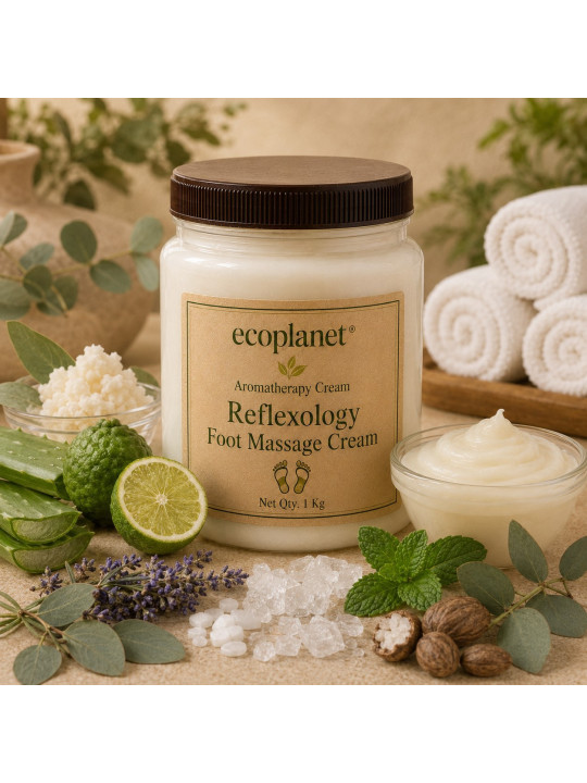 coPlanet Reflexology Foot Massage Cream 1 Kg for professional foot reflexology and tired feet care