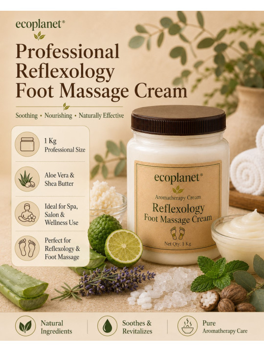 Professional foot massage cream for spa, salon, reflexology therapists and wellness centres