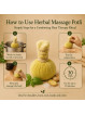 EcoPlanet Herbal Massage Potli 250 g | Aromatherapy Herbal Compress for Spa & Wellness