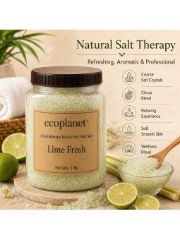 Natural Salt Therapy Lime Fresh Bath