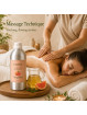 Professional massage technique using EcoPlanet® Aromatherapy Grapefruit Body Massage Oil
