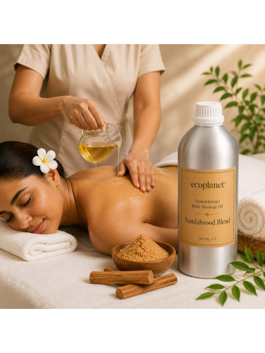 Sandalwood Oil Massage Application