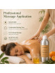 Professional massage application with Refreshing Body Massage Oil.
