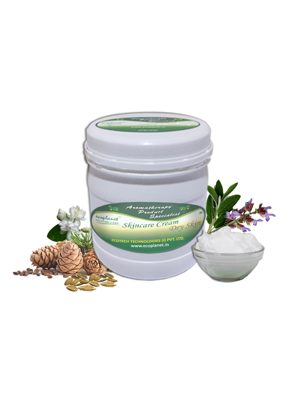 Aromatherapy Cream With Dry Skin Rejuvenation Properties