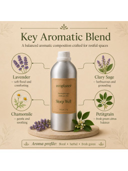 Benefits of EcoPlanet Sleep Well professional aromatherapy diffuser oil