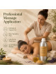 Professional massage application with Pain Relief Body Massage Oil.