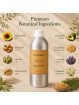 Botanical oils with Frankincense, Lavender and Chamomile essential oils.