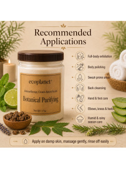 Ideal for body polishing, sweat-prone areas and rainy-season care
