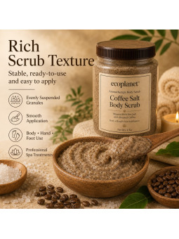 Rich Scrub Texture
Stable, ready-to-use texture with evenly suspended granules.