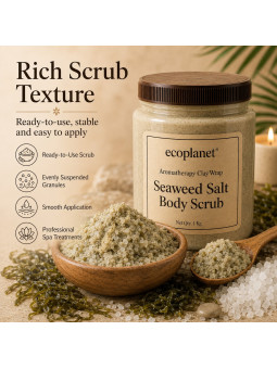 Rich Scrub Texture
Ready-to-use texture with evenly suspended exfoliating granules.