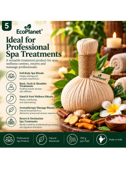 EcoPlanet Herbal Massage Potli for professional spas resorts and wellness centres