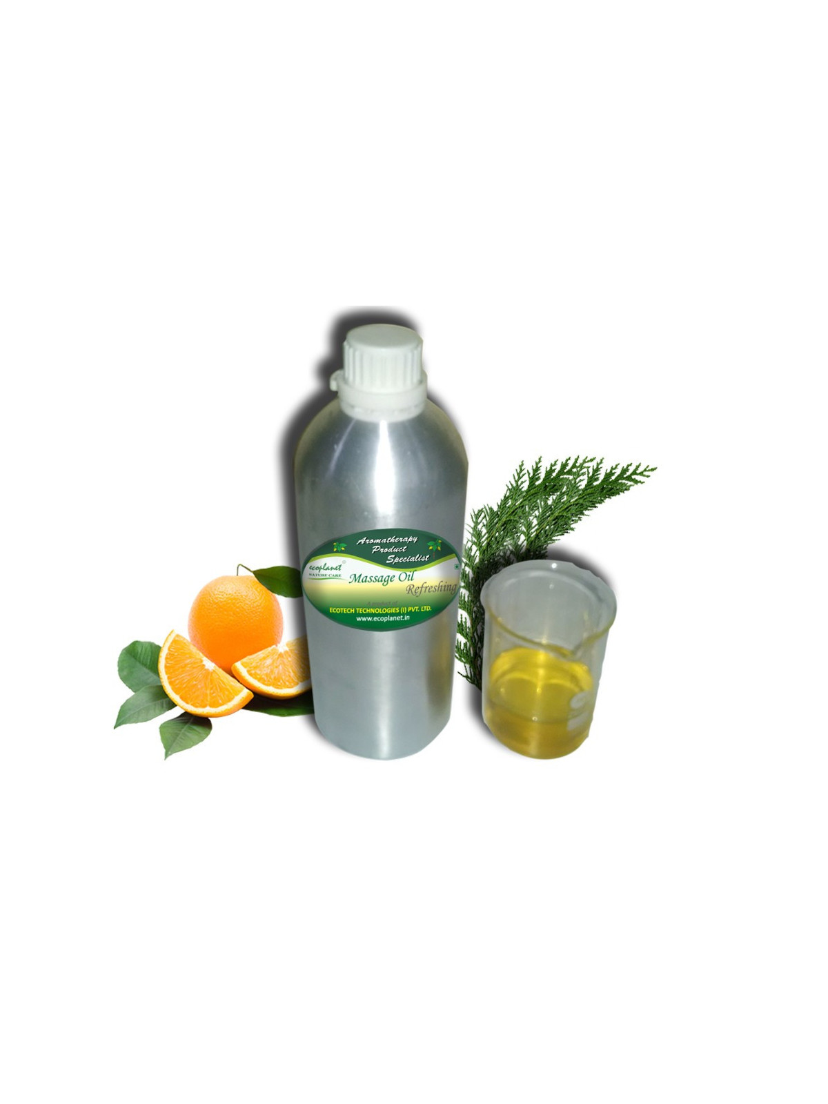 Aromatherapy Massage Oil with Refreshing Properties