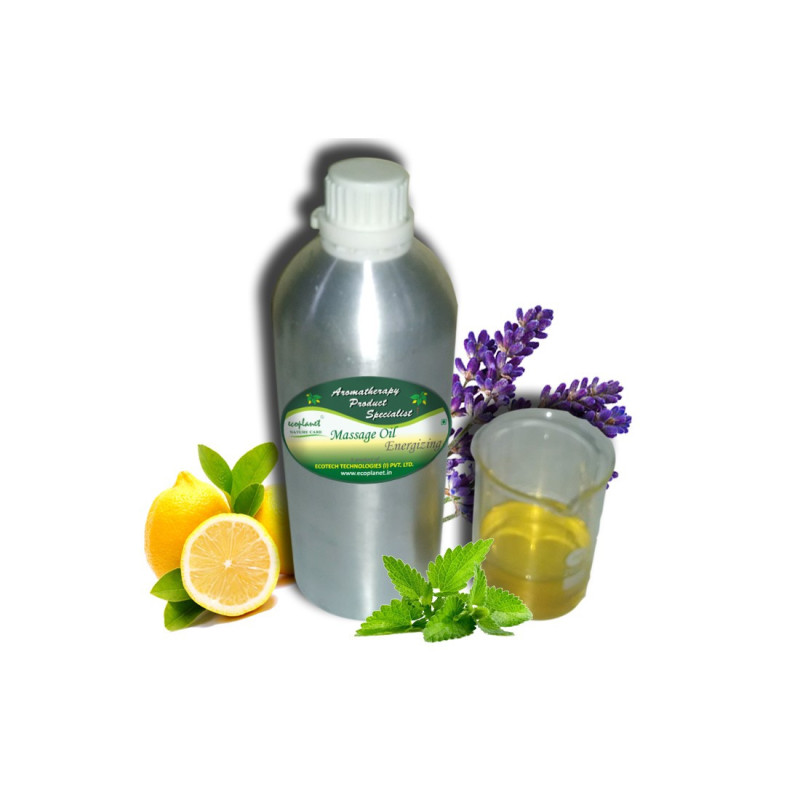 Aromatherapy Massage Oil with Energizing Properties