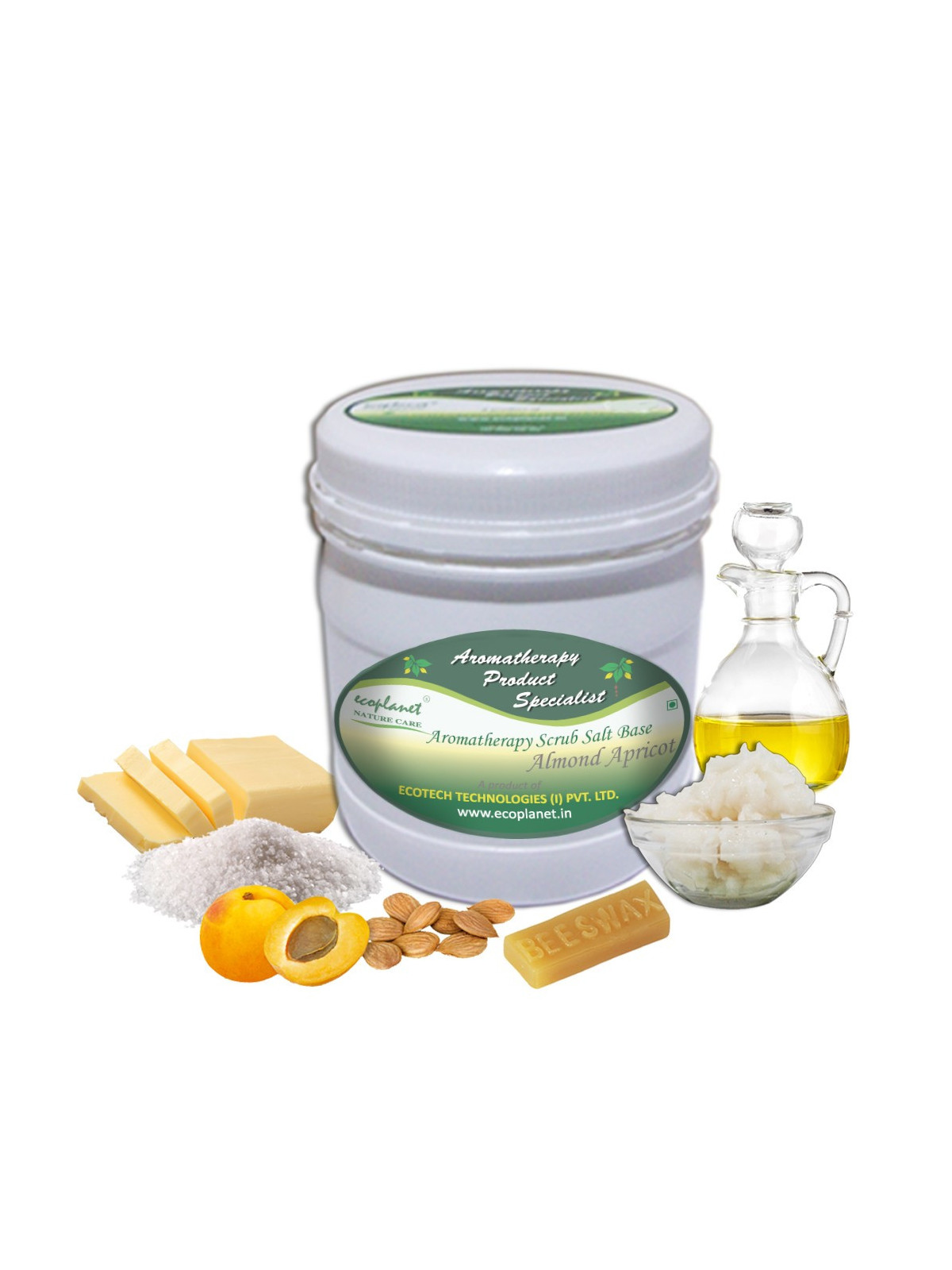 Salt Scrub Almond and Apricot