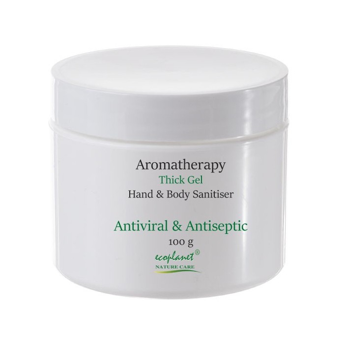 aromatherapy hand and body sanitiser thick gel 100 g