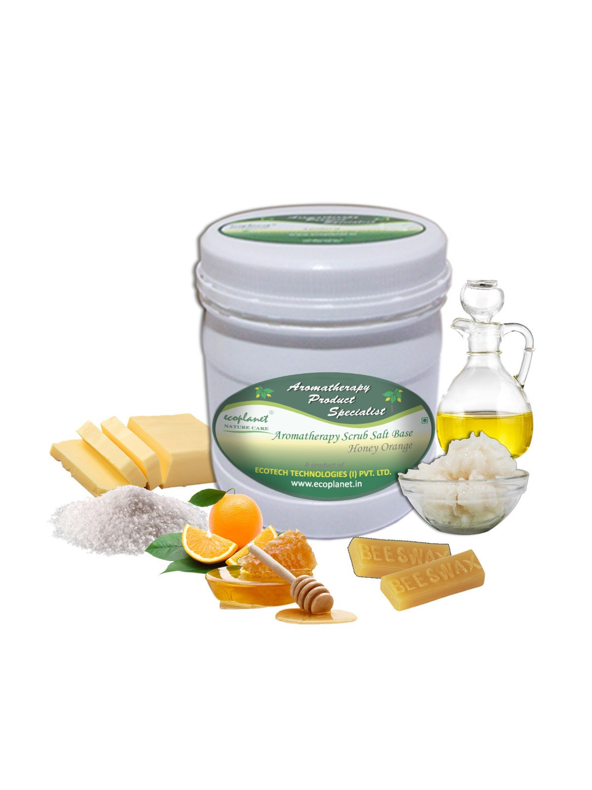 Scrub Salt Base Honey Orange 1 Kg