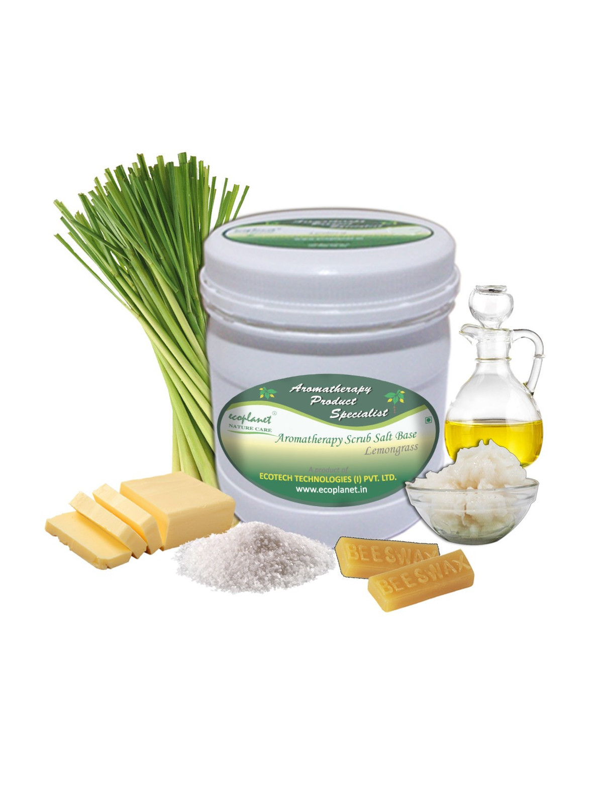 Salt Scrub Lemongrass Mint 1 Kg