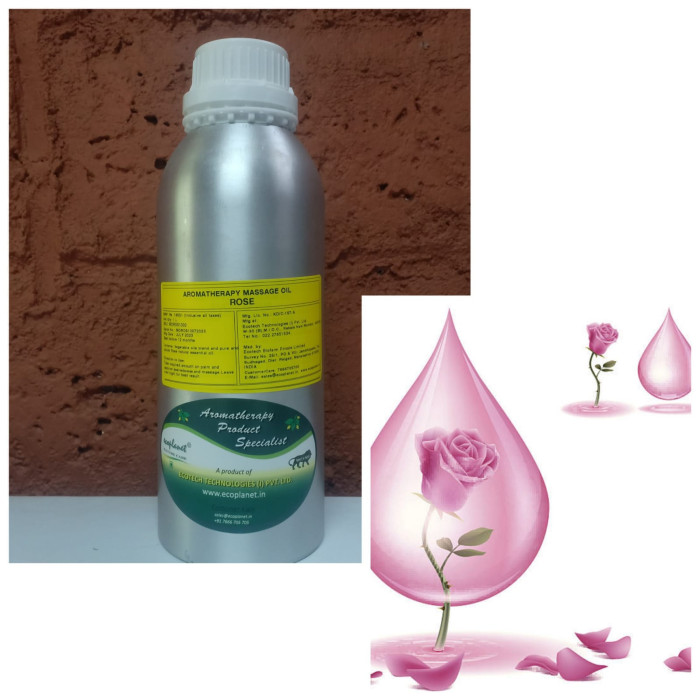 ecoplanet aromatherapy massage oil rose