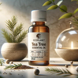 EcoPlanet Pure Tea Tree Essential Oil | Natural Antiseptic & Skin Care (25 ml)