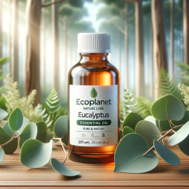 EcoPlanet Pure Eucalyptus Essential Oil: Elevate Your Wellness Journey - 25ml