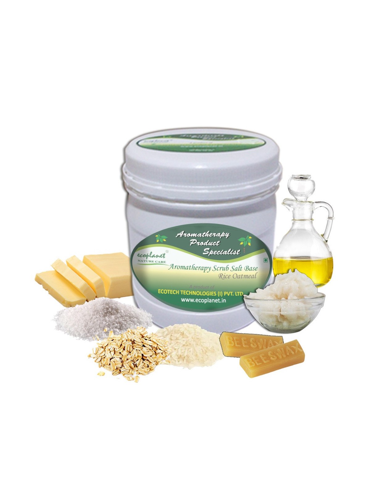 Salt Scrub Rice Oatmeal 1 Kg