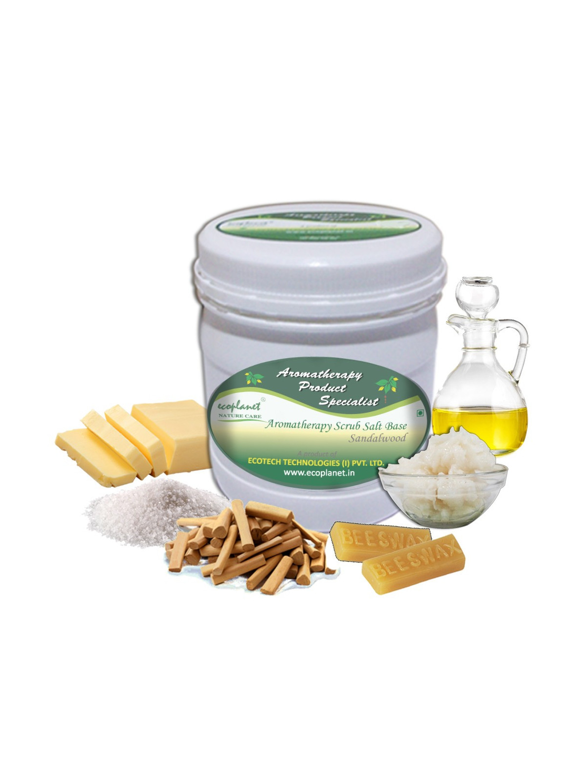 Scrub Salt Base Sandalwood 1kg