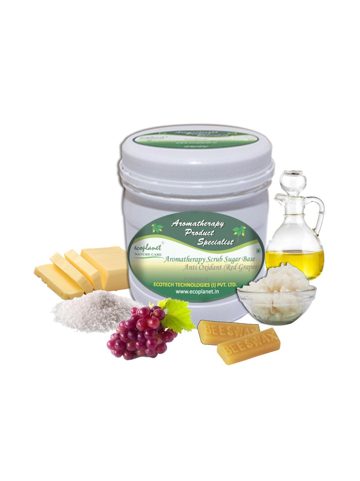 Sugar Scrub Anti-Oxidant Red Grapes 1 Kg