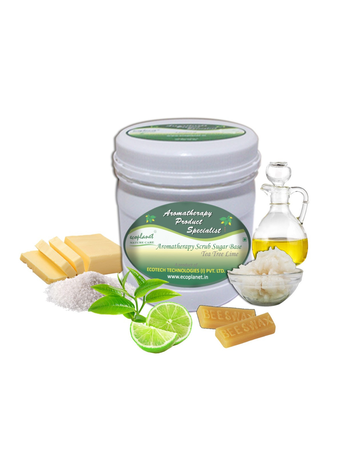 Sugar Scrub Tea Tree Lime 1 Kg
