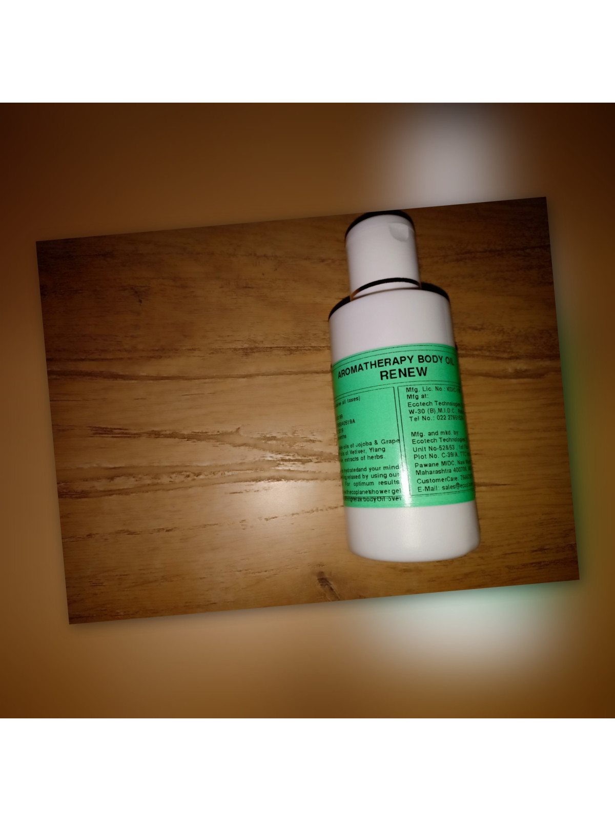 Aromatherapy After Bath & Shower Body Oil - Renew 100 ml