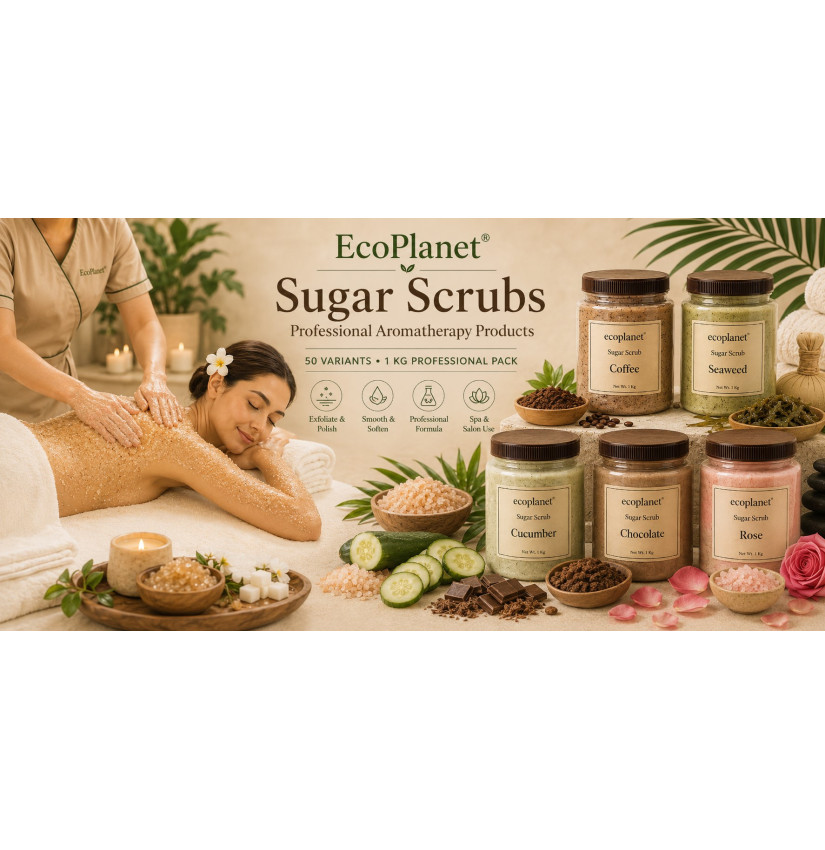 Professional Sugar Scrubs – 50 Spa Variants | EcoPlanet