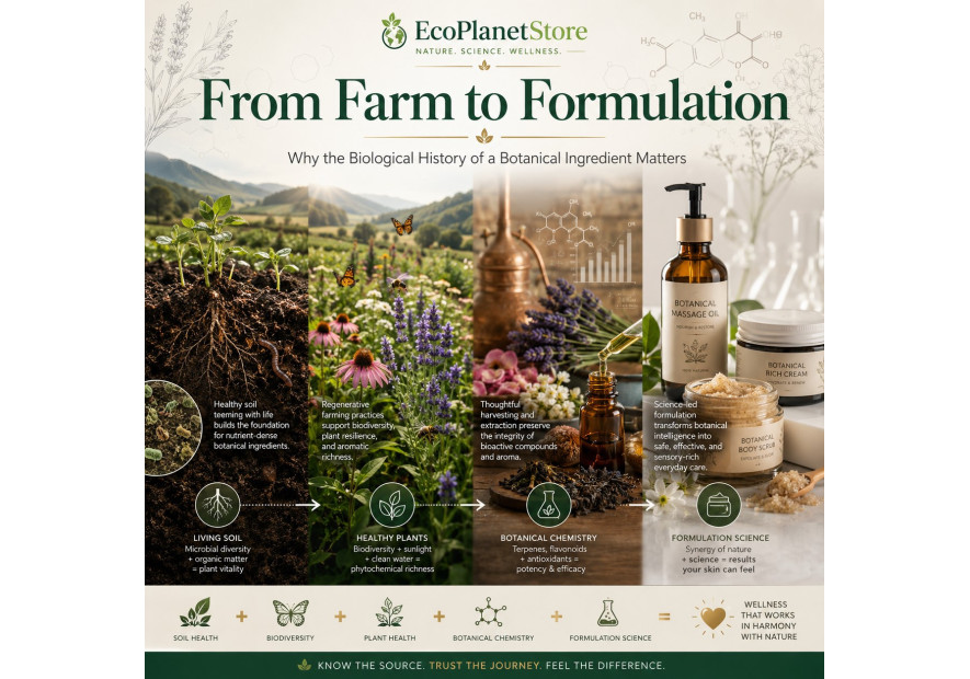 From Farm to Formulation: Why the Biological History of a Botanical Ingredient Matters