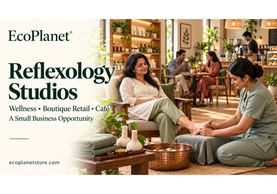 Reflexology Studio Business with Boutique & Café | EcoPlanet