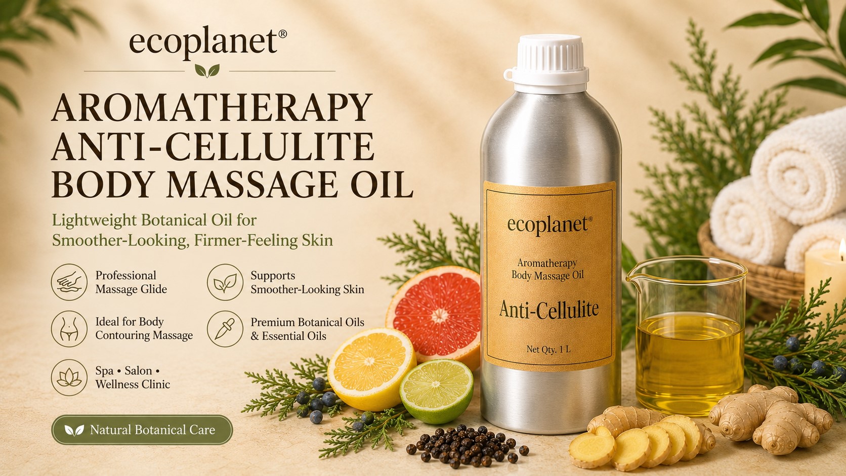 ecoplanet Aromatherapy Anti-Cellulite Massage Oil
